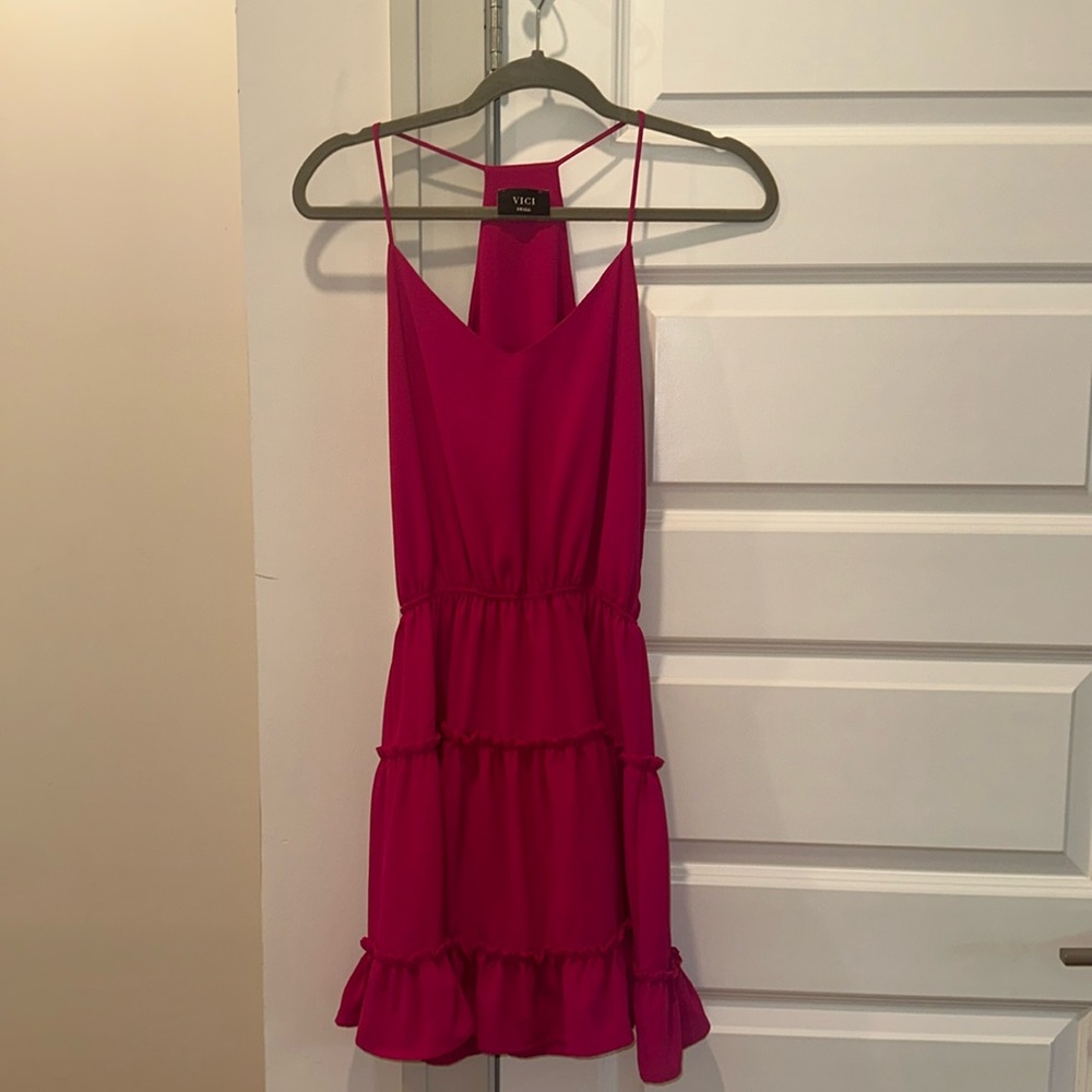 Hot Pink Vici Dress